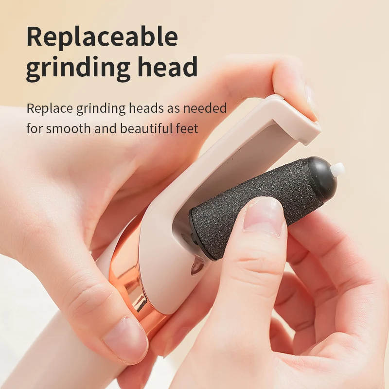 Electric Foot Grinder Automatic Foot Callus Rubbing Pedicure Dead Skin Callus Remover for Foot Beauty Machine